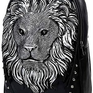 Lion head backpack